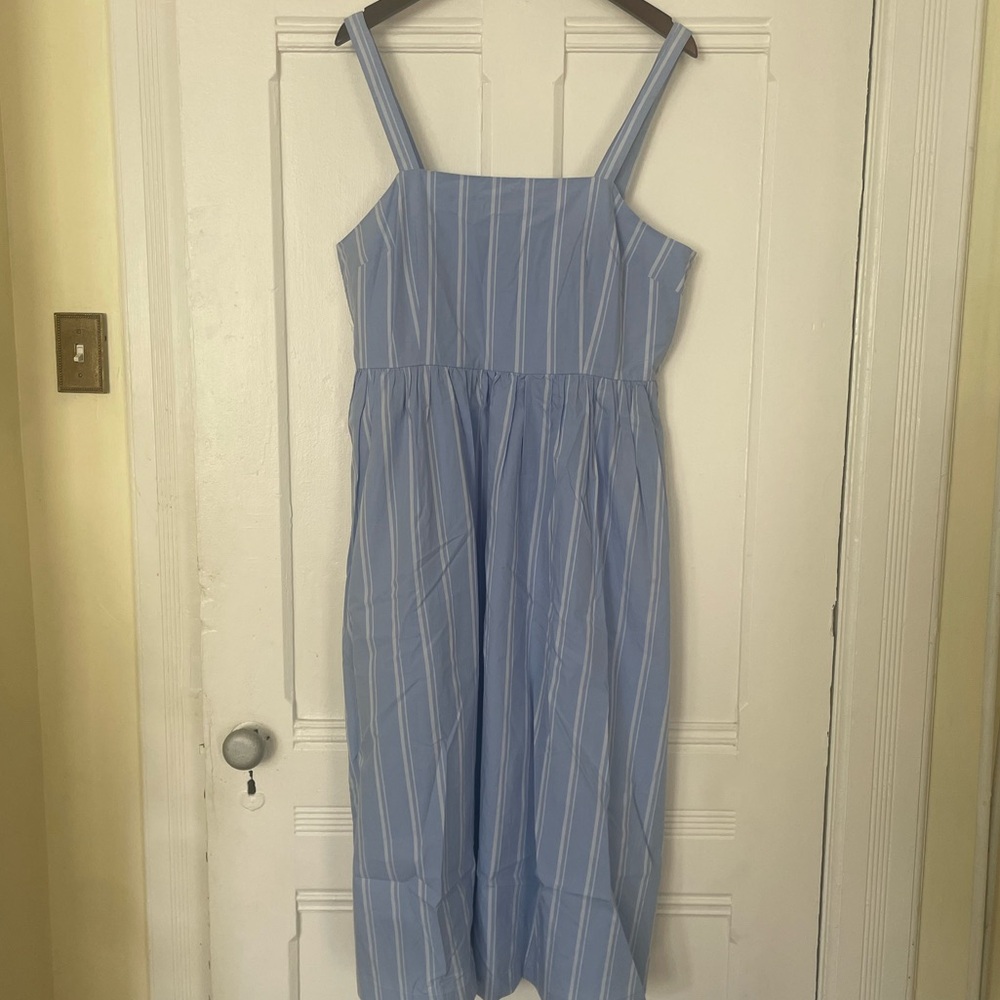 Blue Striped Sundress